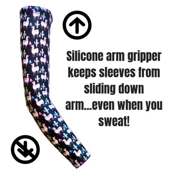 Llama Print Arm Sleeves /Arm Warmers /Sun Sleeve - Picture 5 of 9